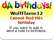 My birthday badge