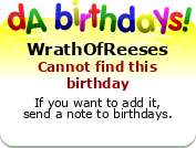 My birthday badge
