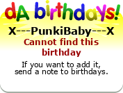 My birthday badge