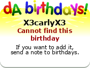 My birthday badge