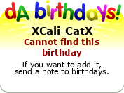 My birthday badge