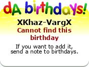 My birthday badge