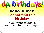 My birthday badge