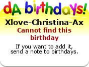 My birthday badge