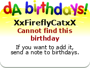 My birthday badge