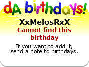 My birthday badge