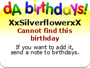 My birthday badge