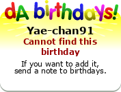 My birthday badge