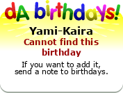 My birthday badge