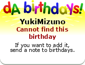 My birthday badge