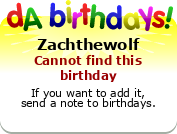 My birthday badge