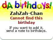 My birthday badge