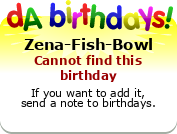 My birthday badge