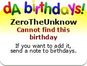 My birthday badge