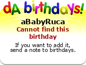My birthday badge