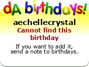 My birthday badge