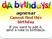 My birthday badge
