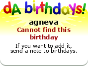 Agneva's birthday badge