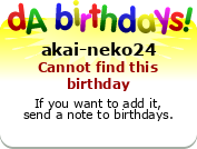 My birthday badge