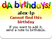 My birthday badge