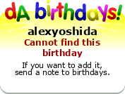 My birthday badge