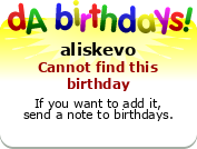 My birthday badge