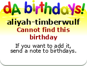 My birthday badge