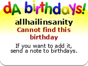 My birthday badge