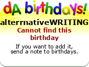 My birthday badge