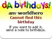 My birthday badge
