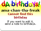 My birthday badge