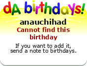 My birthday badge
