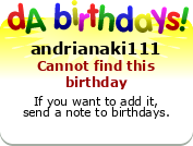 My birthday badge