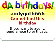My birthday badge