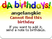 My birthday badge