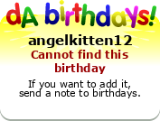 My birthday badge