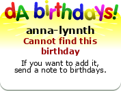 My birthday badge