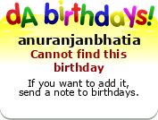 My birthday badge
