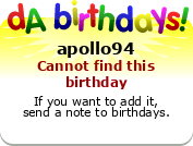 My birthday badge