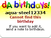 My birthday badge