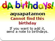 My birthday badge