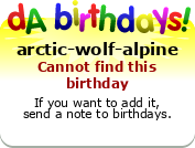 My birthday badge