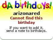 My birthday badge