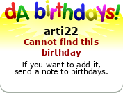 My birthday badge