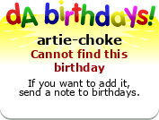 My birthday badge