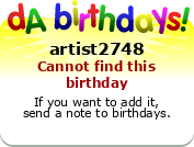 My birthday badge