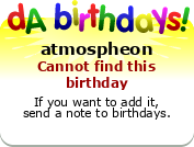 My birthday badge