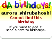 My birthday badge