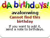 My birthday badge