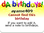 My birthday badge